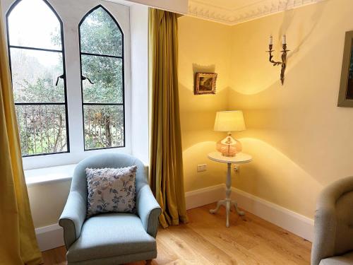 Χώρος καθιστικού στο Trillow House, Clungunford, Ludlow