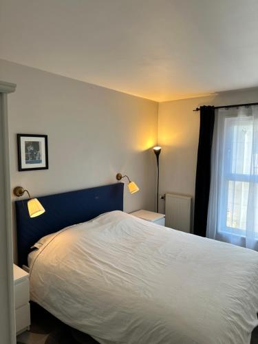 a bedroom with a large bed and a window at Appartement Lumineux Accor Arena Paris 13 in Paris