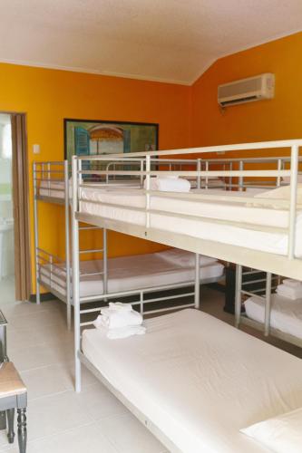 a room with a bunch of bunk beds at Galina Breeze in Port Maria