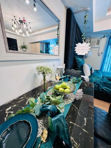 Un lugar para sentarse en Queen Size Studio in Solinea, Cebu City