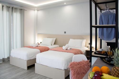 Cama o camas de una habitación en Big Max Guesthouse