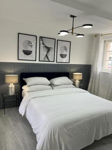 Posteľ alebo postele v izbe v ubytovaní Beau duplex au centre Ville.