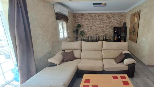 Χώρος καθιστικού στο Playas, cultura y gastronomía en Casa Sarco 2 habitaciones