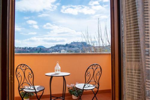 Balcon ou terrasse dans l'établissement I 7 Ventagli,Private Room,hydromassage ,AC Aria condizionata