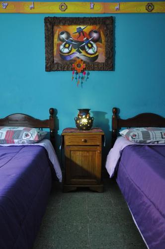 Katil atau katil-katil dalam bilik di Hostel Copacabana La Quiaca