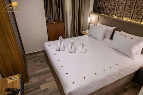 Katil atau katil-katil dalam bilik di Pyramids sunrise inn