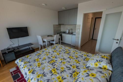 Η κουζίνα ή μικρή κουζίνα στο HAFSA apartments Sarajevo City view