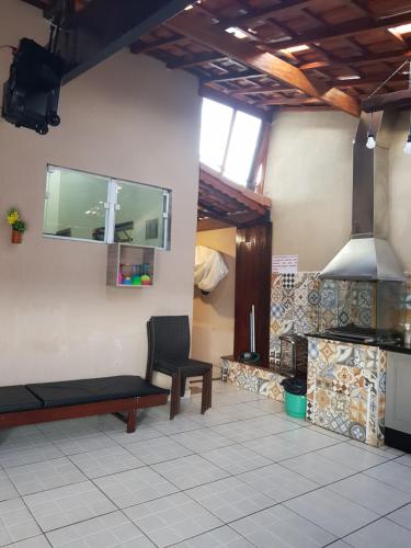 Η κουζίνα ή μικρή κουζίνα στο Casa Veraneio família Matos