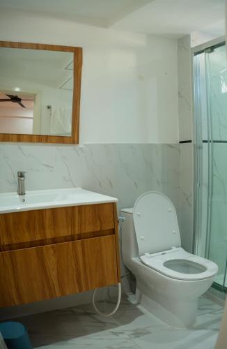 Ένα μπάνιο στο Tourist Inn Grand