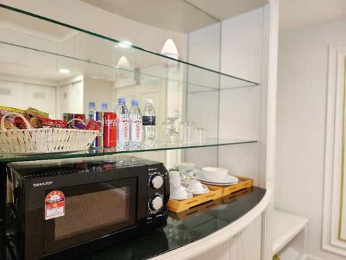 Dapur atau dapur kecil di SWISS AVENUE HOTEL