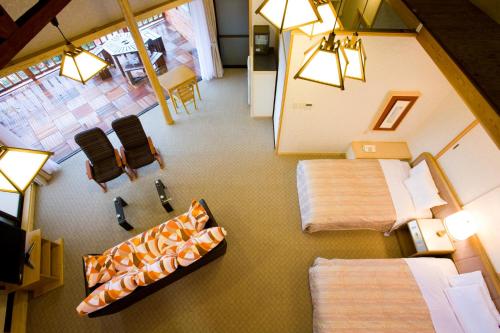 Posezení v ubytování Hotel Tenzankaku Kaiyutei