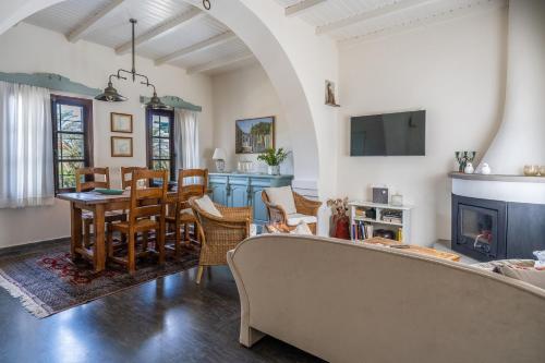 Kuchyň nebo kuchyňský kout v ubytování Carissa house in Crete