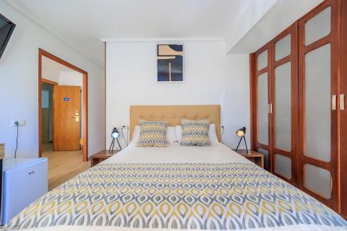 Letto o letti in una camera di Hotel Madrid