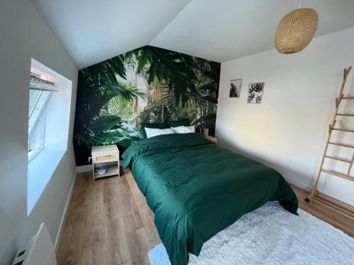 Posteľ alebo postele v izbe v ubytovaní Voyage en Duplex en Hyper Centre