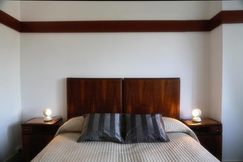 Een bed of bedden in een kamer bij B&B Casa Mancini