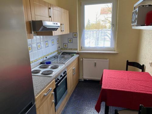 Kuchyň nebo kuchyňský kout v ubytování Hotel-Sternthaler /Rathauseck