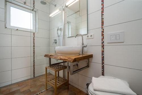 Koupelna v ubytování Uferpromenade Whg EG