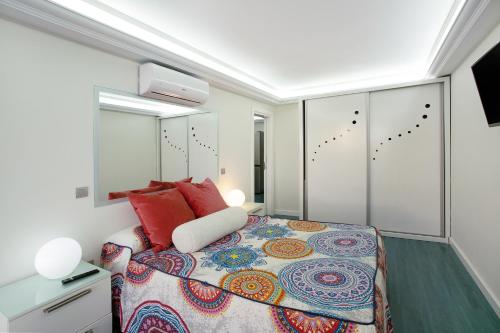 Uma cama ou camas num quarto em Articel Patalavaca