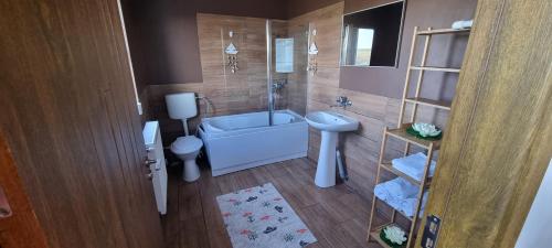 Kylpyhuone majoituspaikassa Casa Ruxy- Vama Veche