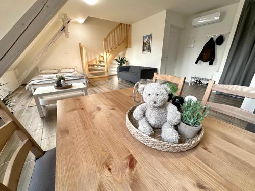 Posezení v ubytování Apartmány Monastery Suites Žireč
