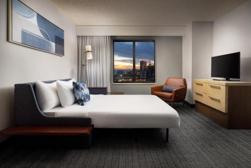 Postel nebo postele na pokoji v ubytování Courtyard by Marriott Atlantic City Beach Block