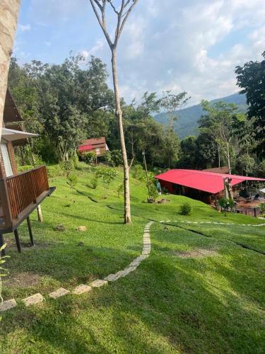 Paisaje cerca of this country house