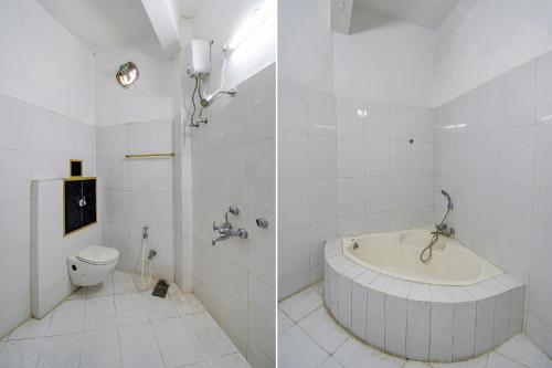 Koupelna v ubytování FabHotel Prime Rockstar Suites