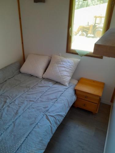 Posteľ alebo postele v izbe v ubytovaní chalet de marrel