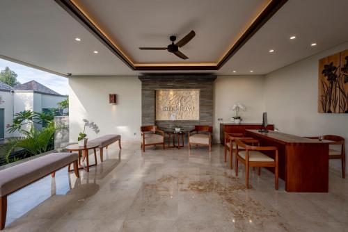 Χώρος καθιστικού στο tanadewa Villas Nusa Dua Bali by Cross Collection