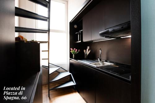 Kuchyň nebo kuchyňský kout v ubytování Hotel 55 Fifty-Five - Maison d'Art Collection