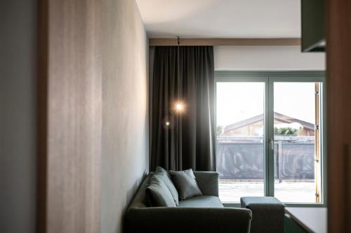 Ruang duduk di Paramount Alma Suites Sexten