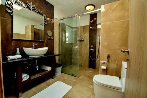 Un baño de Nostravila Resort and Spa