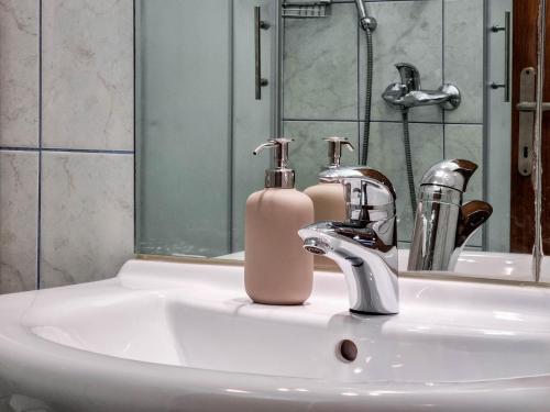 Koupelna v ubytování Apartmaji Jakob 1