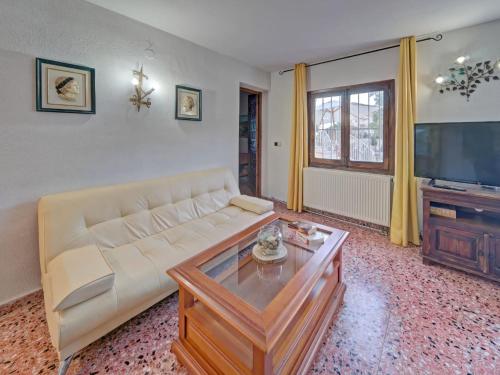 Televízia a/alebo spoločenská miestnosť v ubytovaní Holiday Home Richelieu by Interhome