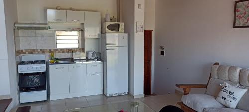 Virtuve vai virtuves zona naktsmītnē InterLaken Apart & Suites