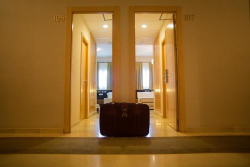 Χώρος καθιστικού στο Hostal Albero by eme hoteles