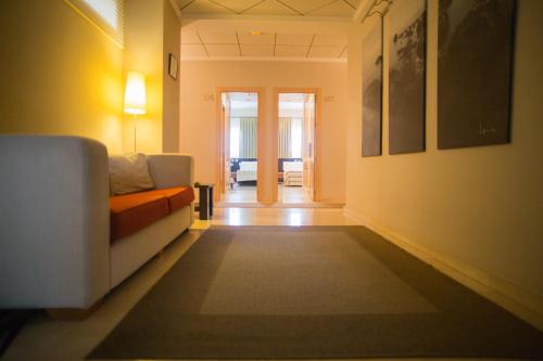 Χώρος καθιστικού στο Hostal Albero by eme hoteles