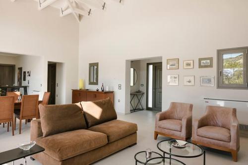 Posezení v ubytování Rosairbe Villa Kefalonia