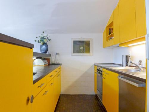 Kuchyň nebo kuchyňský kout v ubytování Apartment Im Gruebi-3 by Interhome