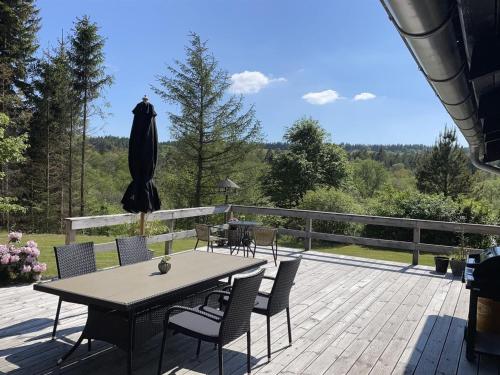 Balkón nebo terasa v ubytování Holiday Home Wilmer - 40km from the sea by Interhome