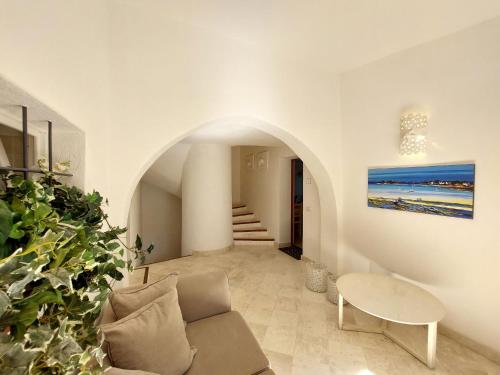 Ruang duduk di Apartment La Maddalena by Interhome