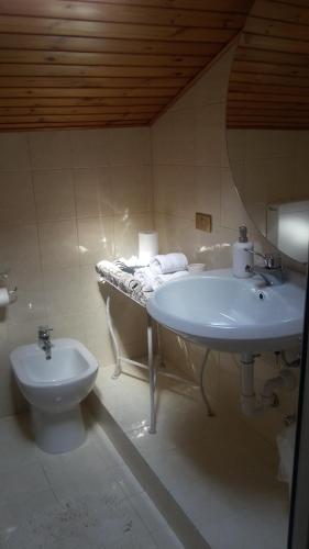 Koupelna v ubytování Giannina Casa Vacanze B&B Angela