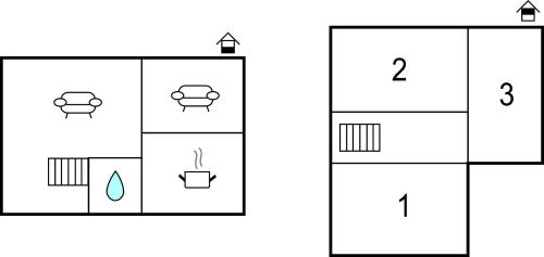 Plan de l'établissement Nice Apartment In Rudkøbing With Wifi
