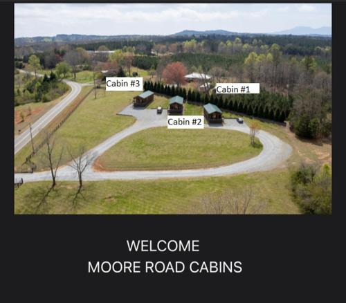 a picture of a road with someones homes on it at Pet Friendly, Peaceful Cabin Near Wineries, in Tryon