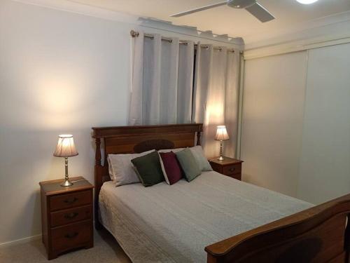 Katil atau katil-katil dalam bilik di Adorable Private 2 bedroom Guest Suite + pool
