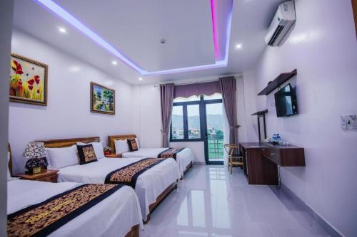 Thuong Hai Hotelにあるベッド