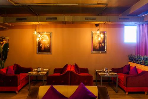 Posezení v ubytování Graf Hotel