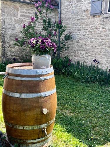 Κήπος έξω από το Chambres d'hôtes Pech Blanc