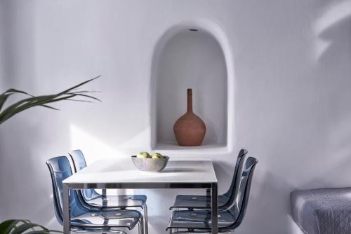 Χώρος καθιστικού στο Fava Eco Suites