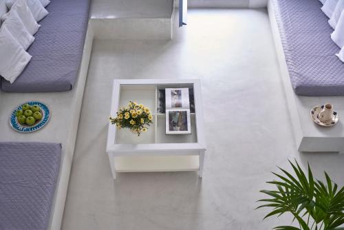 Χώρος καθιστικού στο Fava Eco Suites